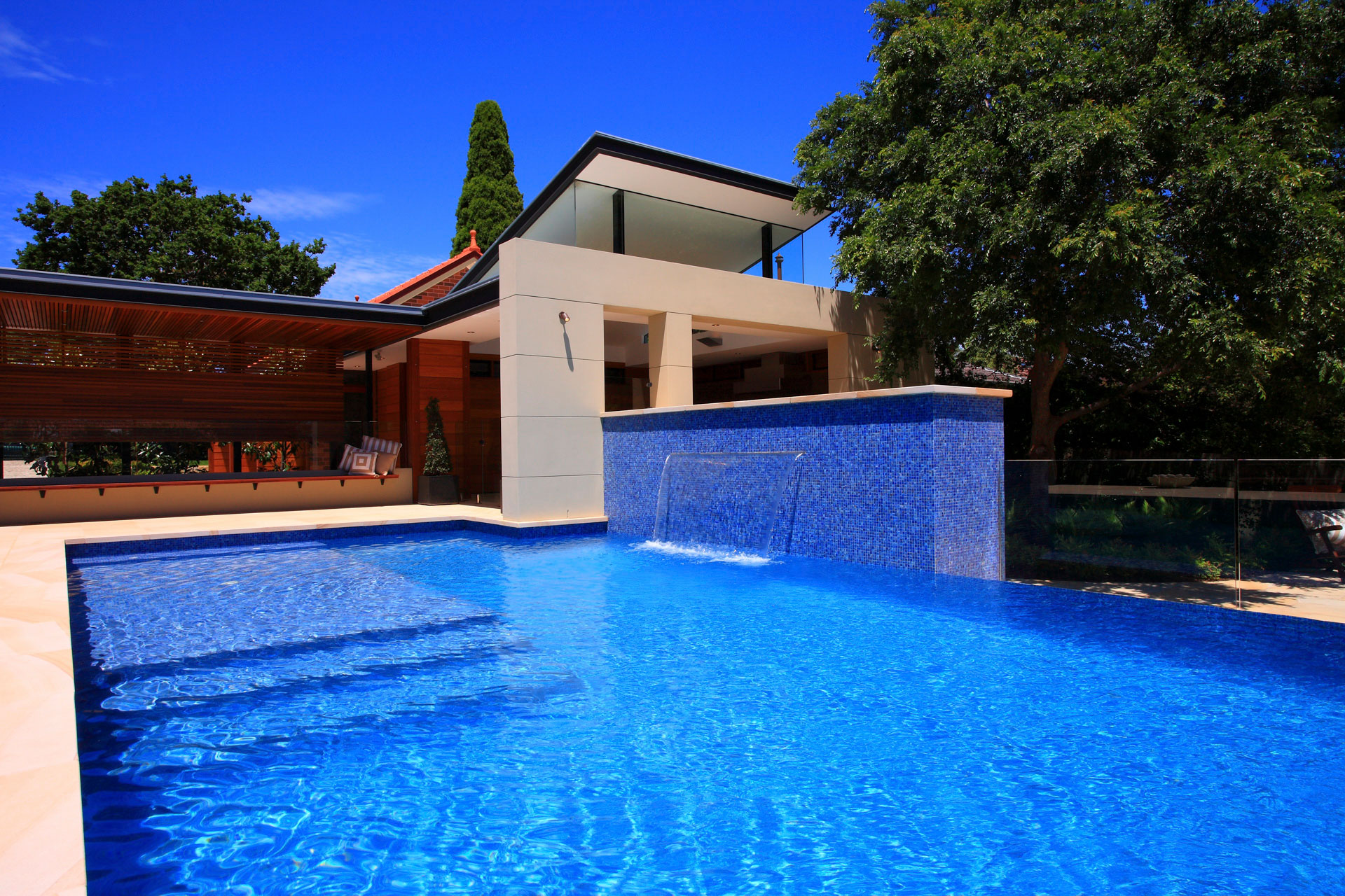 Fully-tiled Lap Pool Roseville