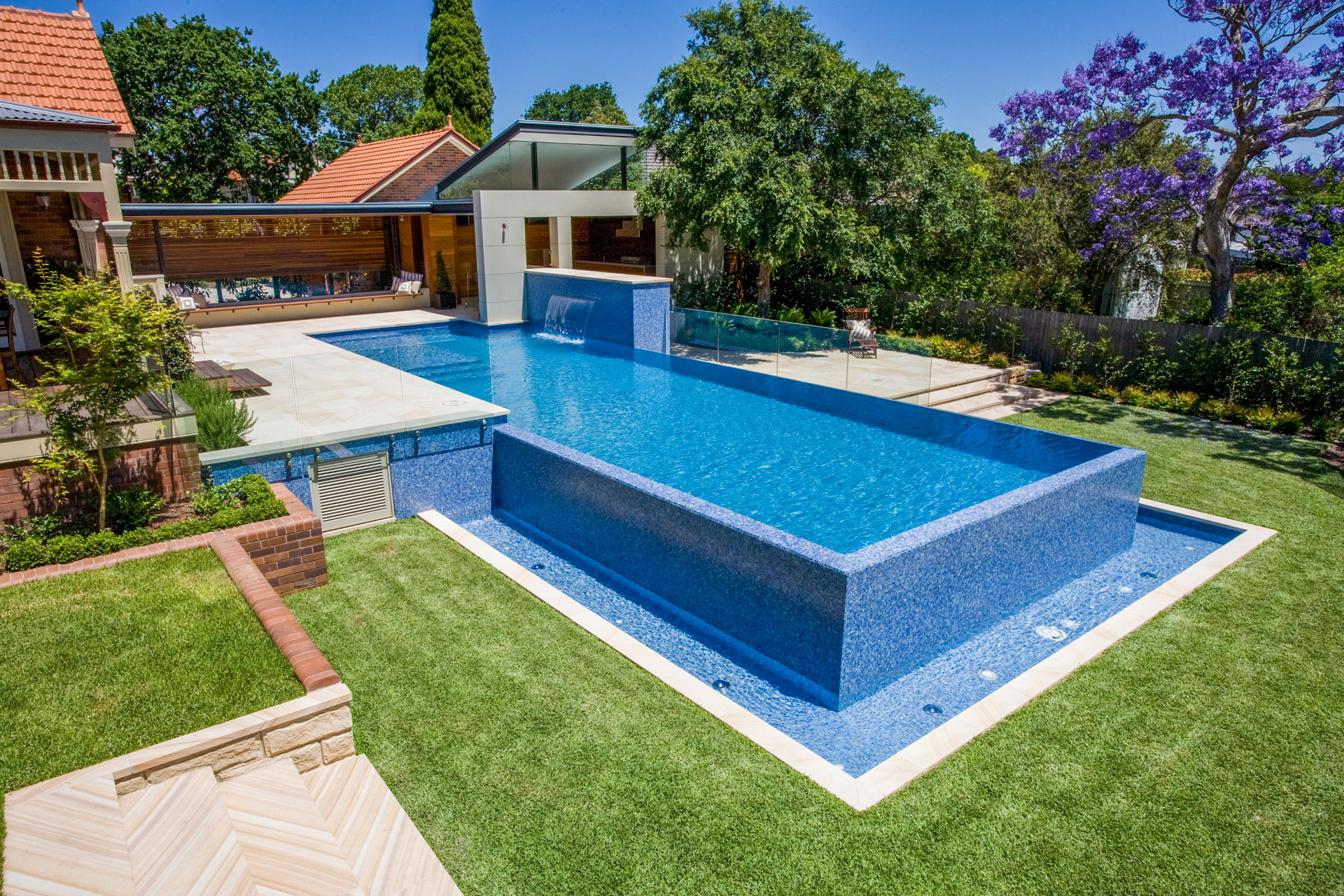 Fully-tiled Lap Pool Roseville