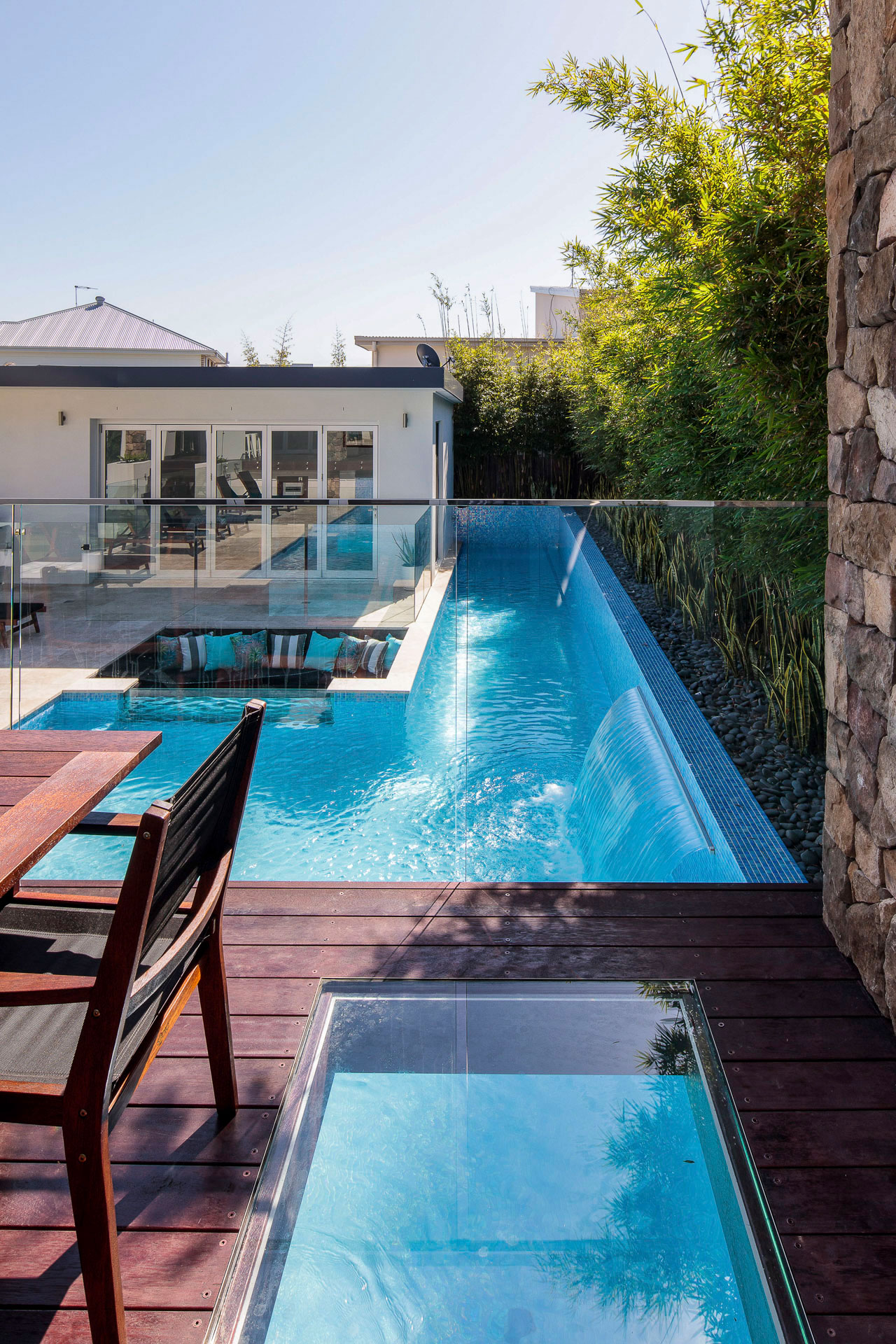Fully Tiled Lap Pool Greenhills Beach