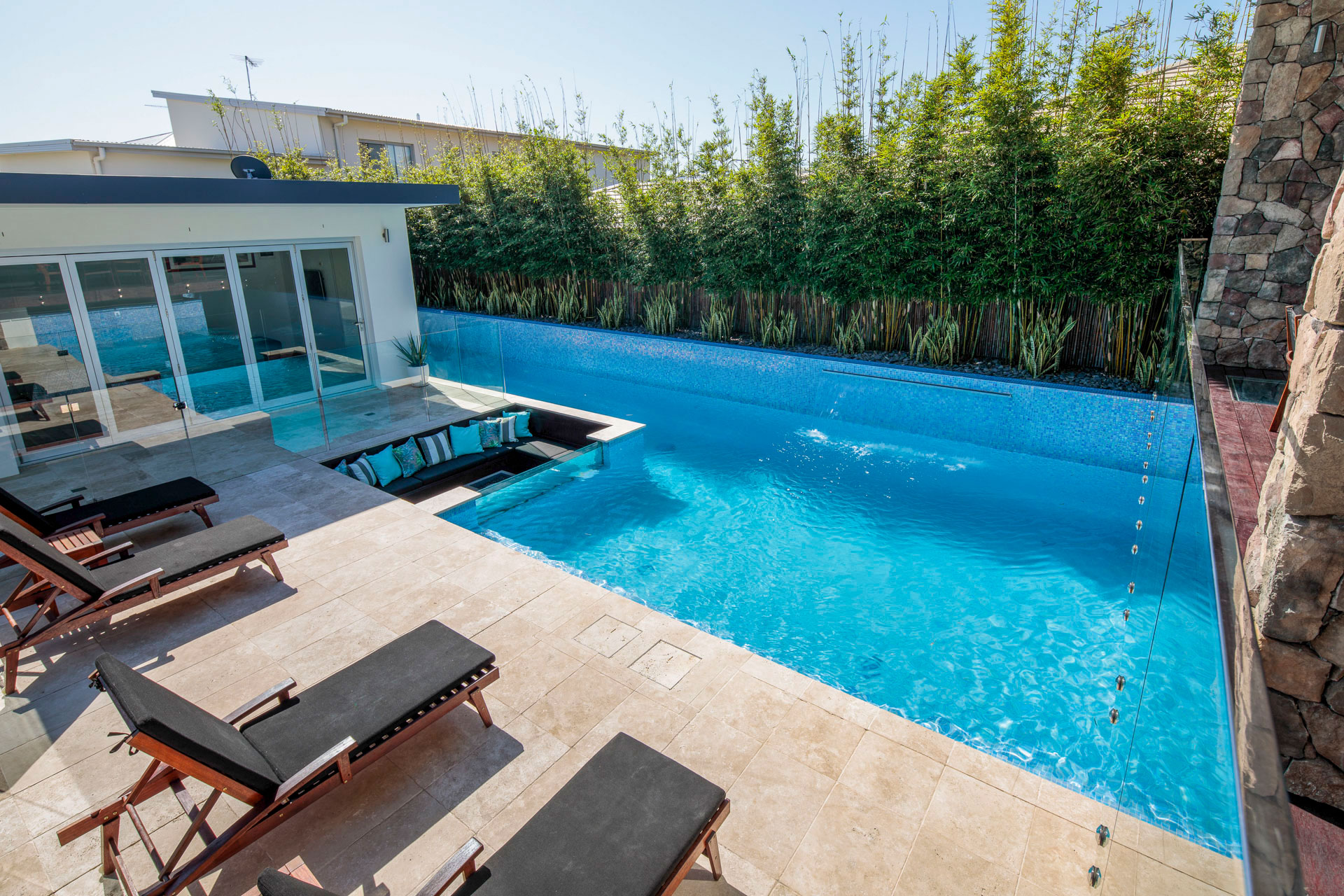 Fully Tiled Lap Pool Greenhills Beach