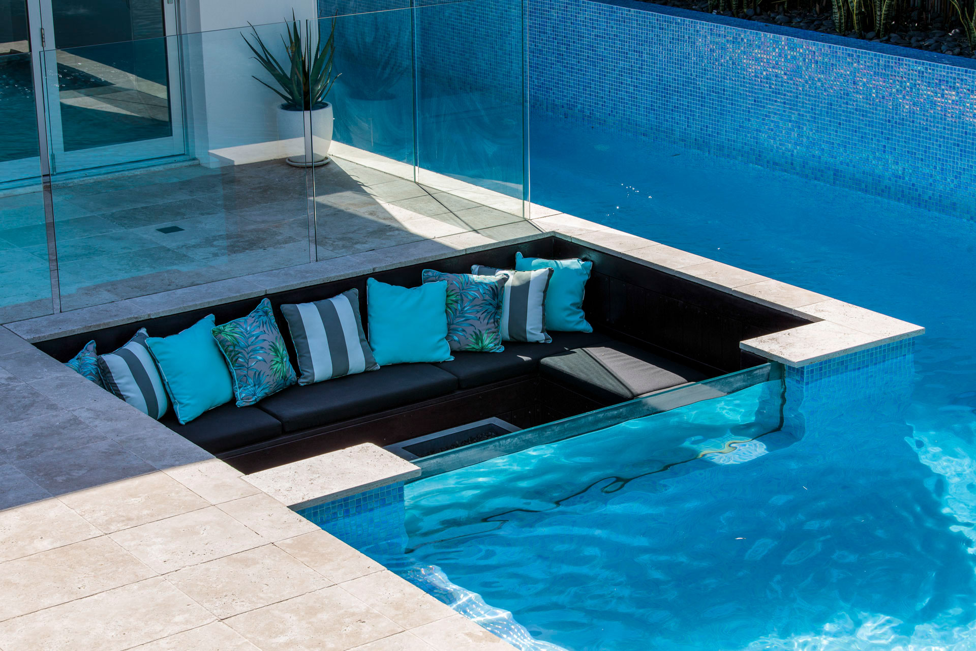 Fully Tiled Lap Pool Greenhills Beach