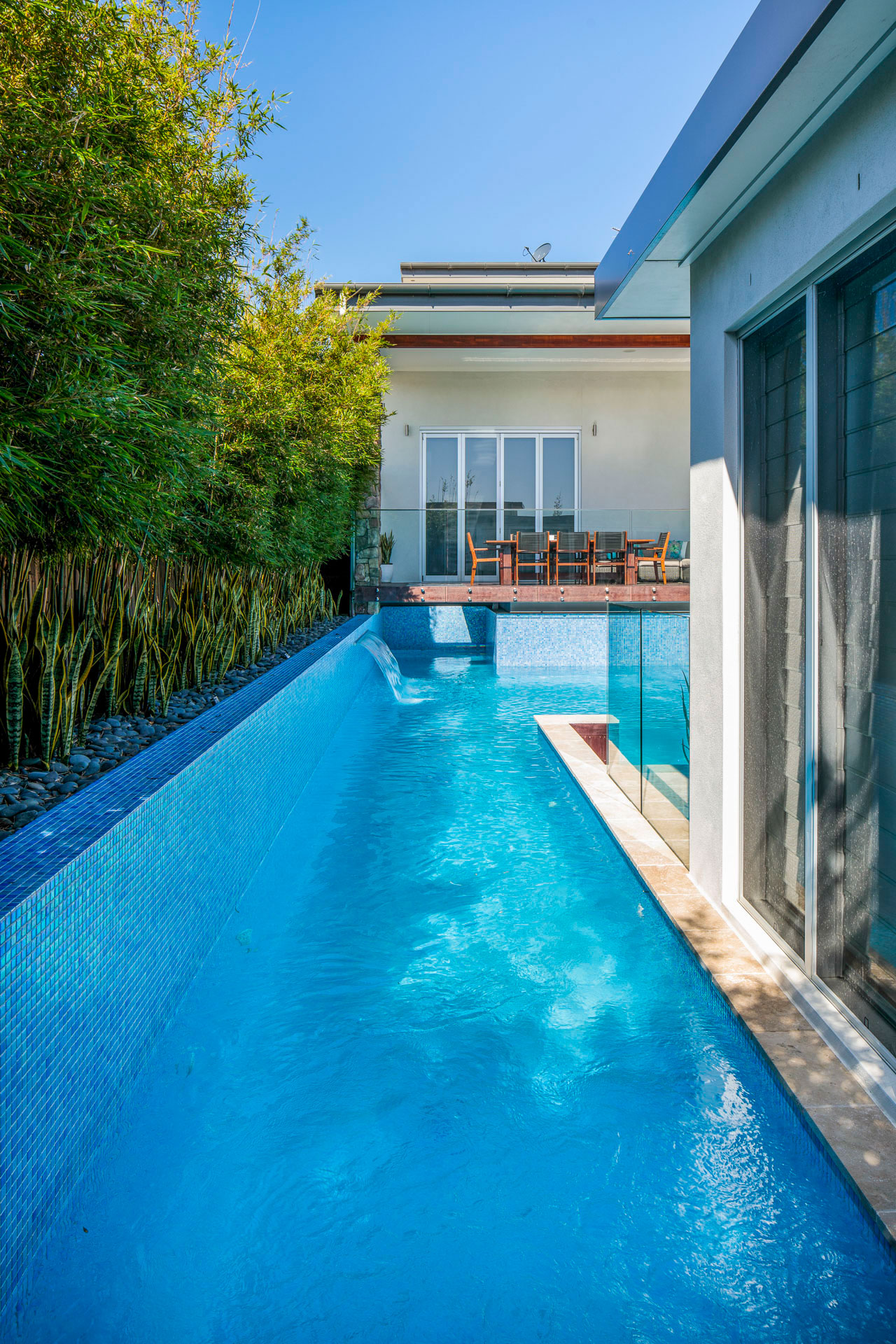 Fully Tiled Lap Pool Greenhills Beach