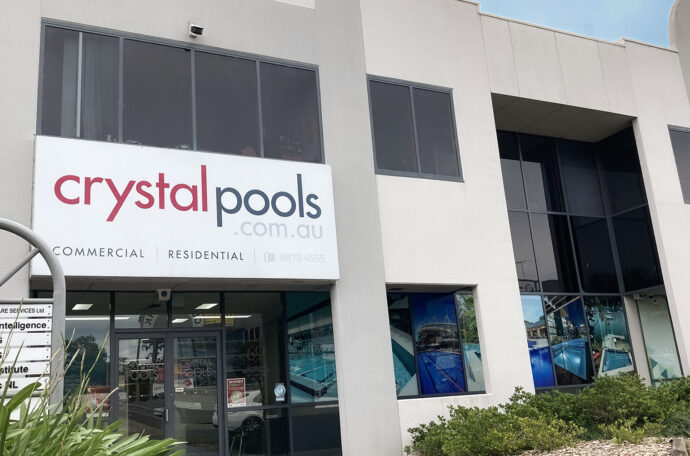 Crystal Pools Office Front