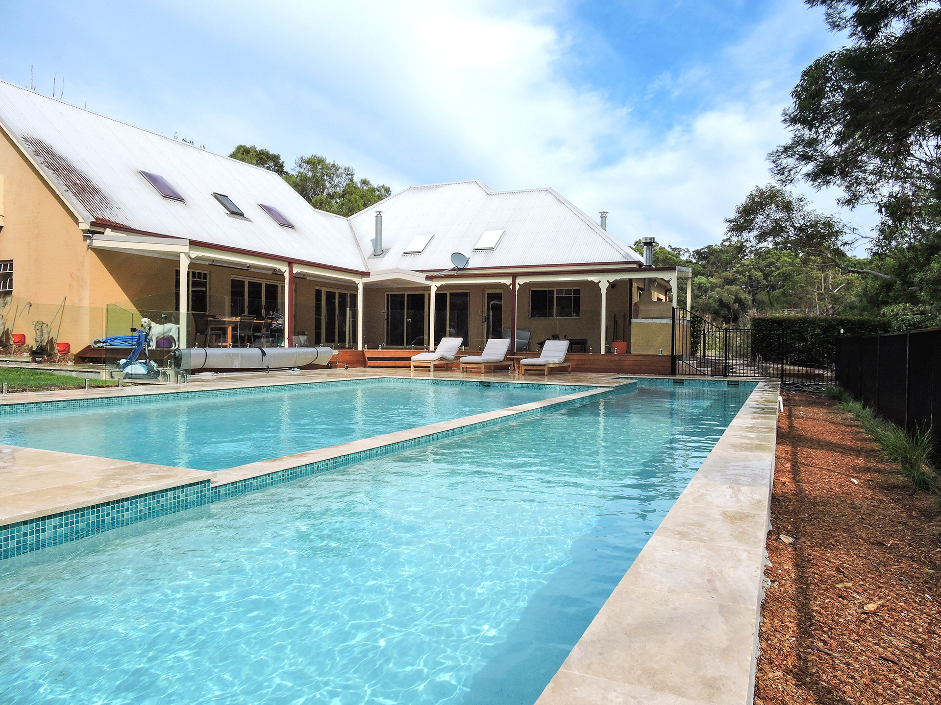 Family and Lap Pool Galston